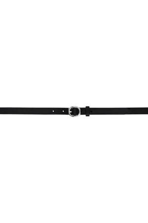RAG&BONE Ceinture fine Audrey noire en cuir