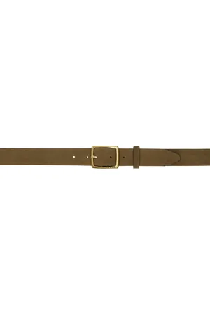 RAG&BONE Ceinture boyfriend kaki en suède