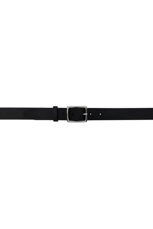RAG&BONE Ceinture boyfriend noire en cuir
