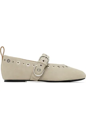 RAG&BONE Ballerines de style Charles IX beiges à boucle Spire
