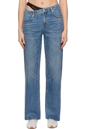 Alexander Wang Jean bleu à empiècement de style culotte