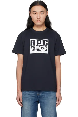 A.P.C. T-shirt Platine bleu marine