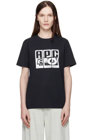 A.P.C. T-shirt Platine bleu marine