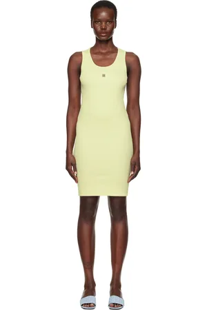 Givenchy Robe courte de style débardeur verte à ferrure à logo 4G