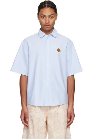 Kenzo Chemise bleue à logo Pop
