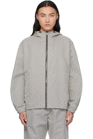 Givenchy Blouson gris à monogrammes 72 en jacquard