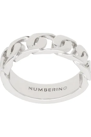 númbering Bague #7407 argentée