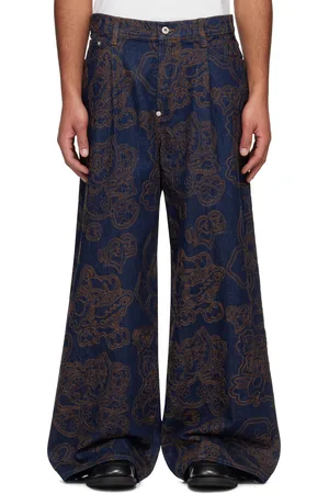 Kenzo Jean Buggy bleu marine édition VERDY