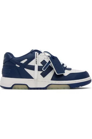 OFF-WHITE Baskets Out Of Office blanc et bleu marine