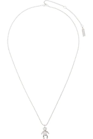 númbering Collier #7714 argenté