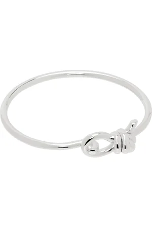 Bottega Veneta Bracelet argenté à ornement noué
