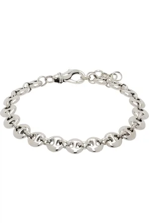 Sophie Buhai Bracelet-chainette argenté à petits maillons circulaires