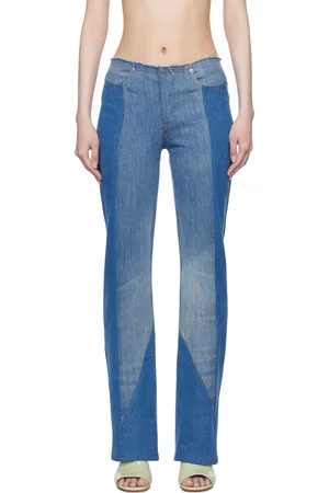 Conner Ives Jean semi-évasé reconstitué bleu