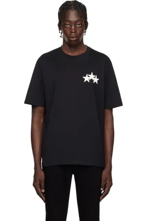 AMIRI T-shirt noir à trois étoiles