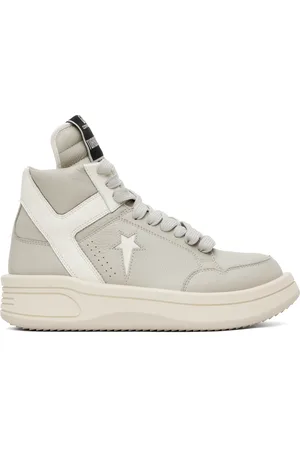 Rick Owens Baskets TURBOWPN blanc cassé édition Converse