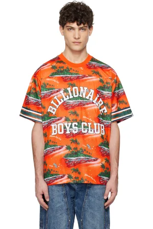 Billionaire Boys Club T-shirt de football orange à motif d