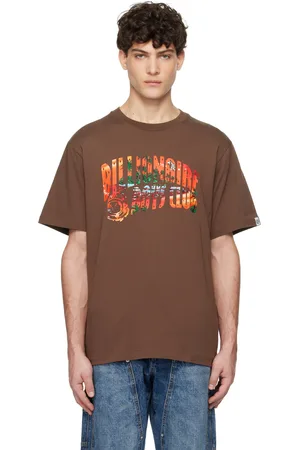 Billionaire Boys Club T-shirt brun à logo arqué à motif d