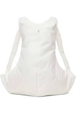 Hyein Seo Sac à dos blanc en tissu antidéchirures