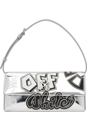 OFF-WHITE Sac porté épaule Jitney 1.0 argenté