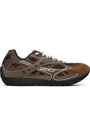 Bottega Veneta Baskets Orbit brun et blanc