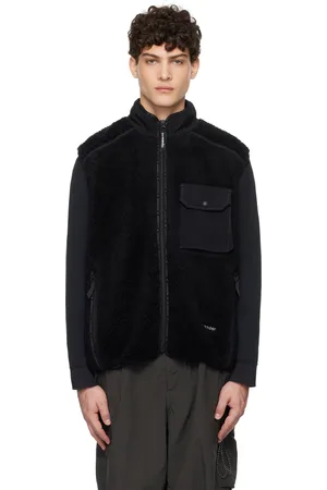 and wander Veste Boa noire en laine