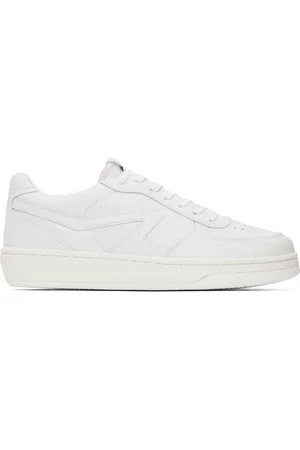 RAG&BONE Baskets de court rétro blanches en cuir