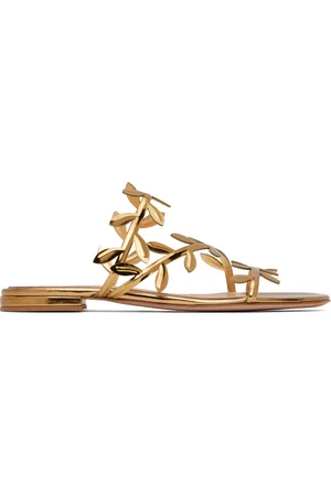 Gianvito Rossi Sandales Flavia 05 dorées