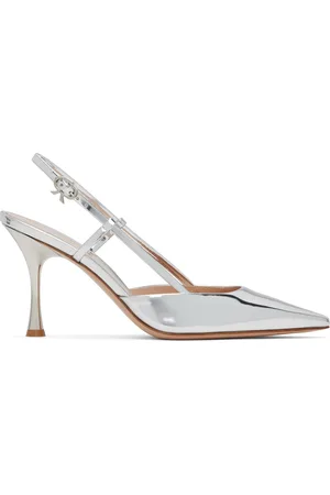 Gianvito Rossi Chaussures à talon aiguille Ascent argentées