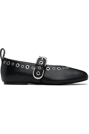RAG&BONE Ballerines de style Charles IX noires à boucles Spire