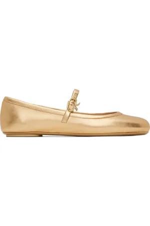Gianvito Rossi Ballerines Carla dorées