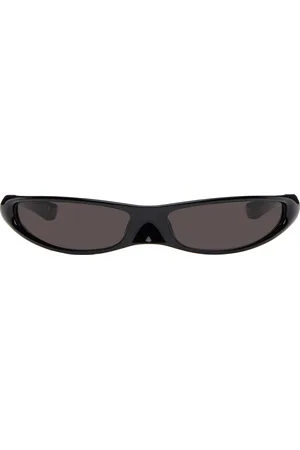 Balenciaga Lunettes de soleil étroites Avant Premier noires exclusives à SSENSE