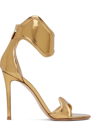 Gianvito Rossi Sandales à talon aiguille Lucrezia dorées