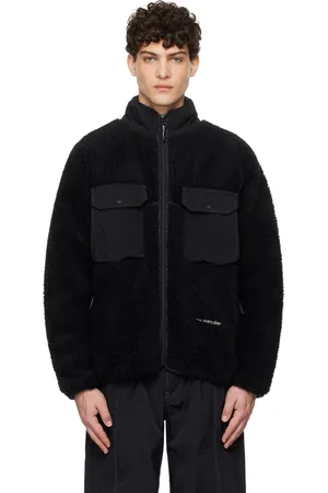 and wander Blouson Boa noir en laine