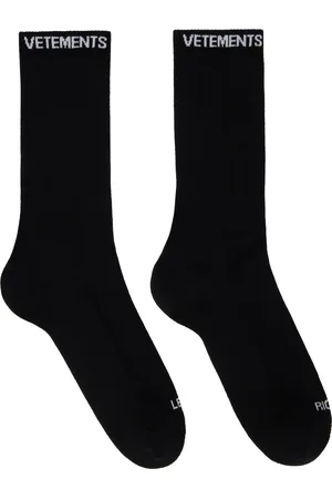 Vetements Chaussettes noires à logos