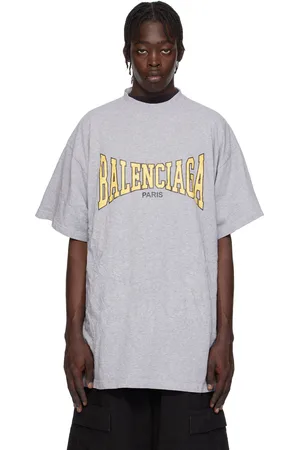 Balenciaga T-shirt gris à logo