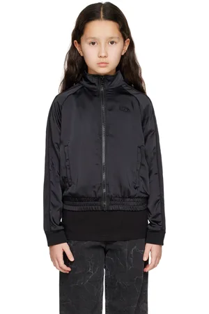 Diesel Enfant | Blouson de survêtement noir à glissière