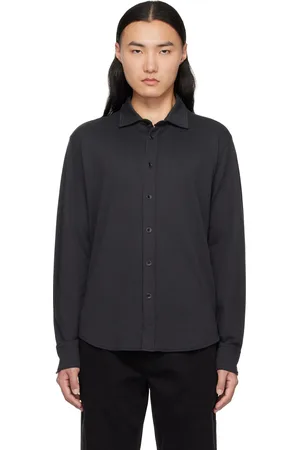 RAG&BONE Chemise Tomlin noire en coton