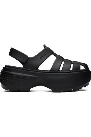 Crocs Sandales style pêcheur noires - Stomp
