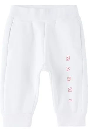 Marni Bébé | Pantalon de survêtement blanc à logo
