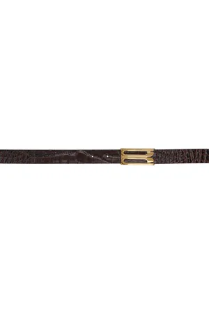 Victoria Beckham Ceinture Frame brune