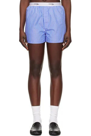 HOMMEGIRLS Short boxeur bleu