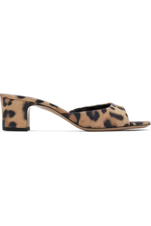 PARIS TEXAS Mules Lara 50 brun clair et noir