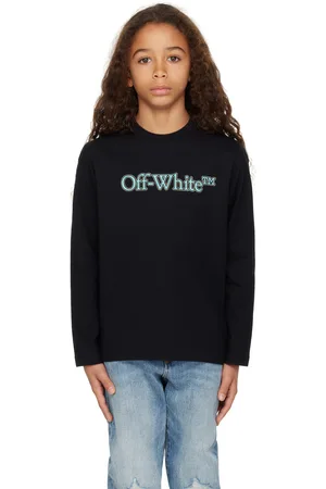 OFF-WHITE Enfant | T-shirt à manches longues noir à gros logo