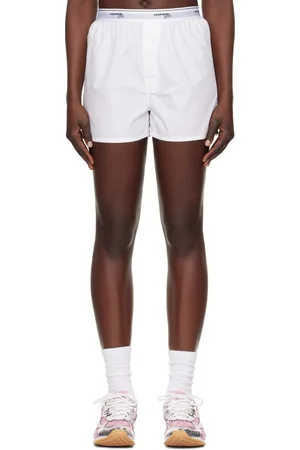 HOMMEGIRLS Short boxeur blanc