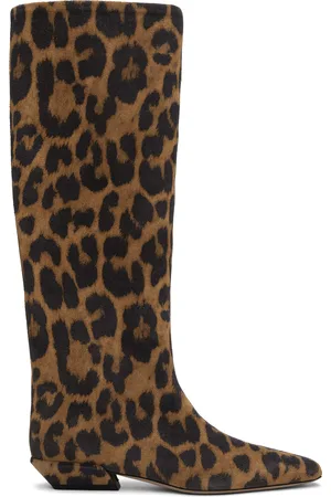 PARIS TEXAS Bottes hautes Bettina 25 brun clair et noir