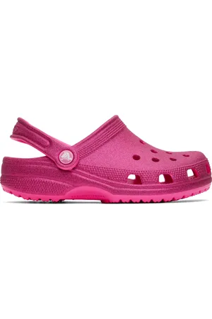 Crocs Sabots scintillants roses