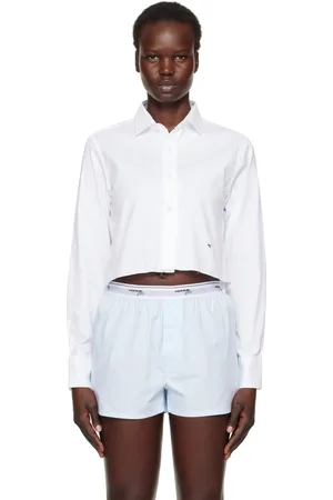 HOMMEGIRLS Chemise écourtée blanche