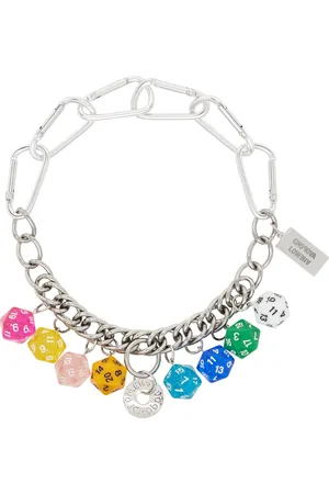 Chopova Lowena Collier Roll The Dice argenté