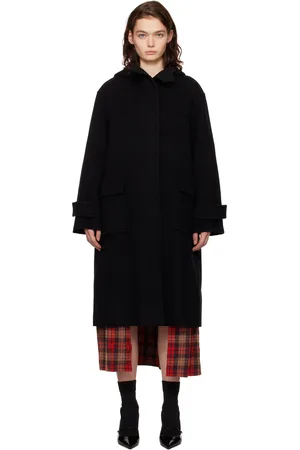 JUUN.J Manteau noir de style canadienne fait à la main
