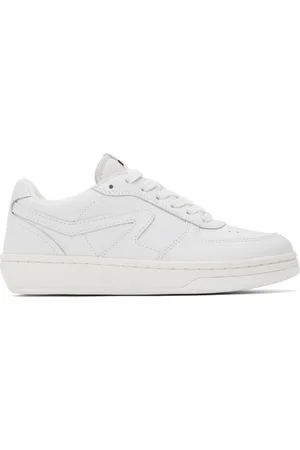 RAG&BONE Baskets de court rétro blanches